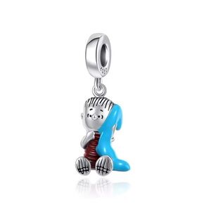 NEW S925 Peanuts Linus Pandora Style Charm